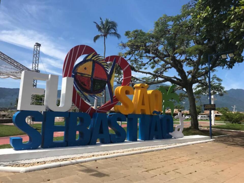Hotel Casa-Sobrado Proximo A Balsa De Ilha Bela E Rodoviaria Sao Sebastiao  Zewnętrze zdjęcie